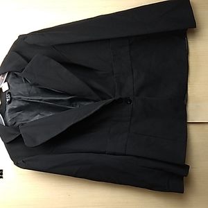 First Option Too Women's 16W Suit Jacket in Black lined